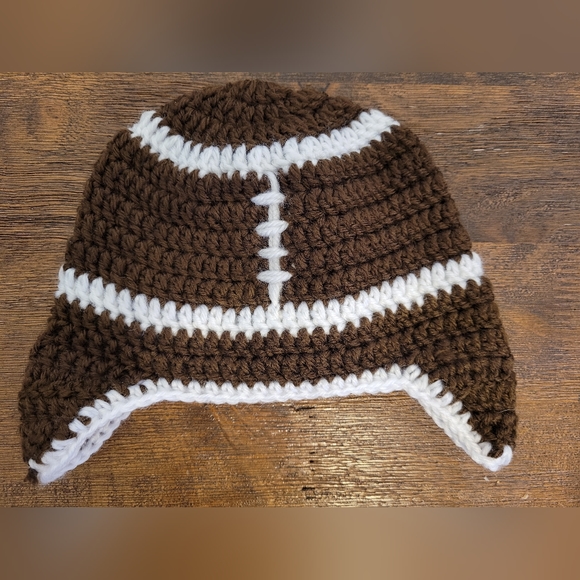 Football Packers Baby Crochet Hat, Shoes - Picture 3 of 4